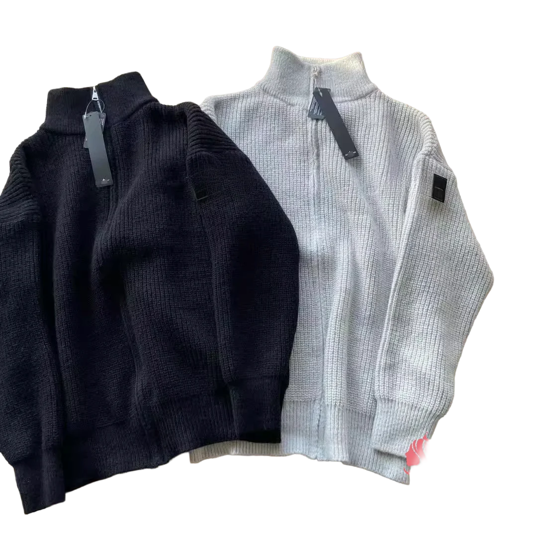 Stone Island Full Zip Knit Sweater