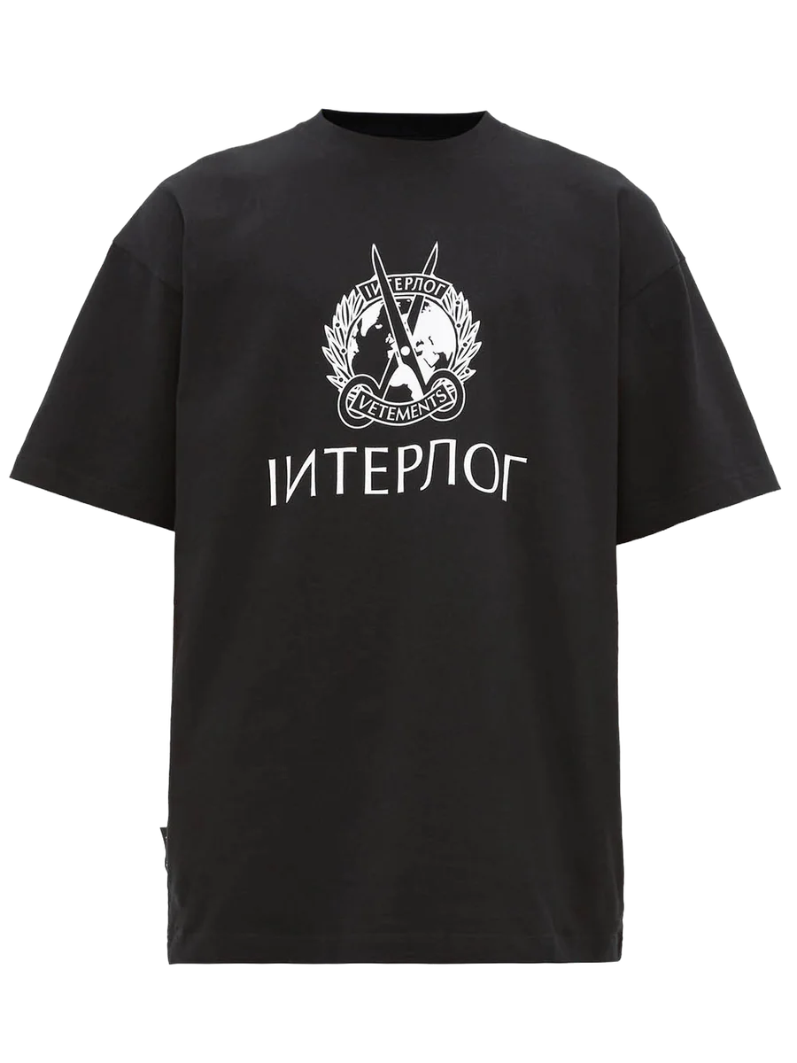 Vetements Interpol tee