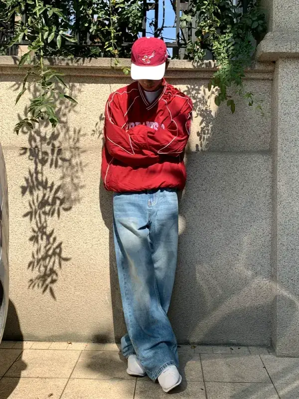 Vintage Baggy Washed Jeans