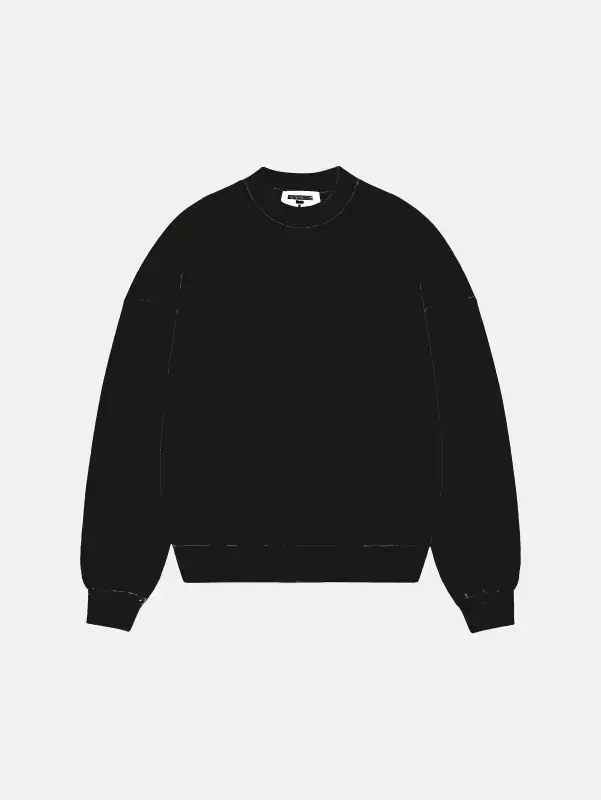 Union Kingdom 520gsm Boxy Cropped Crewneck